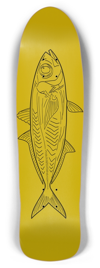 goldfish glow Skateboard Retro Rocket
