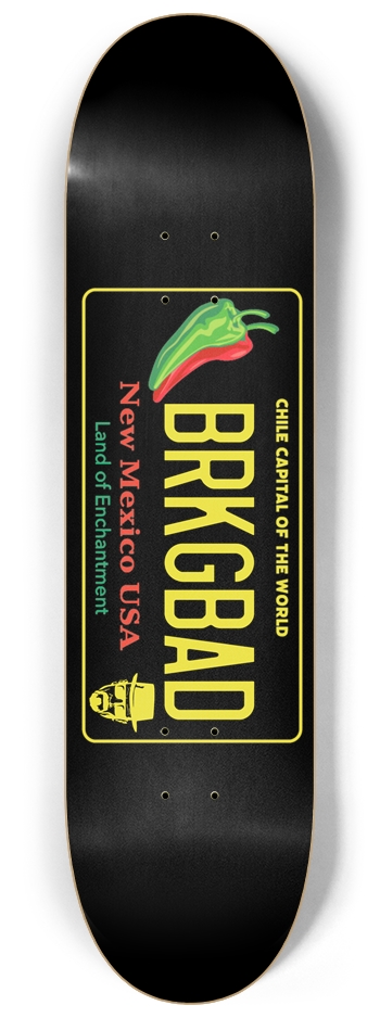 Breaking Bad Skateboard New Mexico License Plate Skateboard 8-1/4 Skateboard Deck