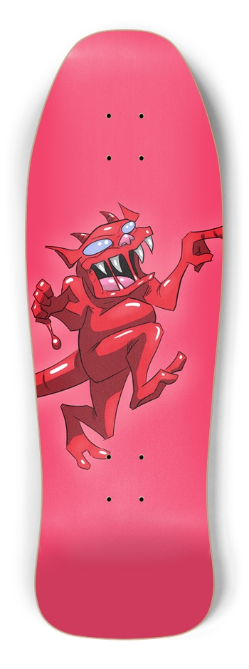 Red Monster board Shredder Shape
