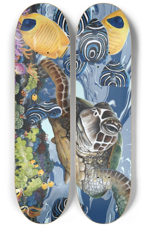 Skate series Schools Out 2 Deck Wall Series