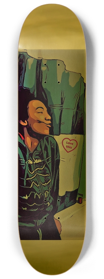 Love This Board 8-1/4 Skateboard Deck