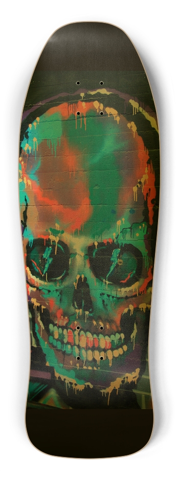 skull Skateboard Shredder Shape