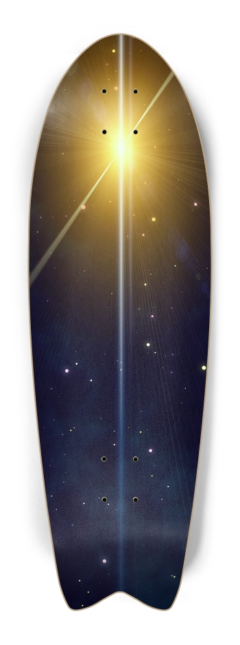 point of light Skateboard Fish Tail