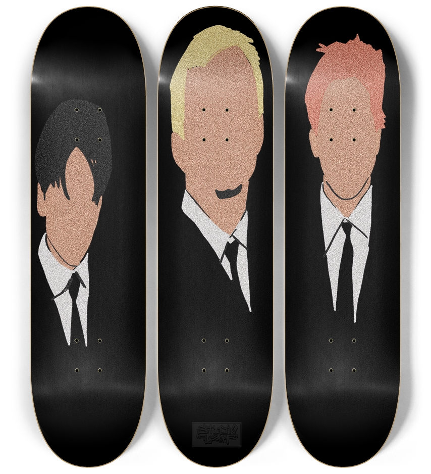 Culture Pop’d- Afterglow 3 Deck Wall Series