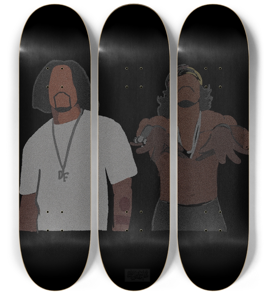 Culture Pop’d- Stank 3 Deck Wall Series