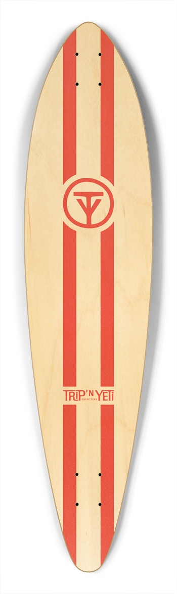 Yeti Retro Pintail Pintail Longboard