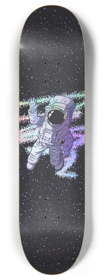 Space Man (Holographic) 8 Inch Skateboard Deck