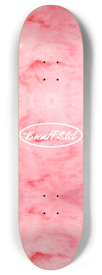 Pink Cotton Candy! 8 Inch Skateboard Deck