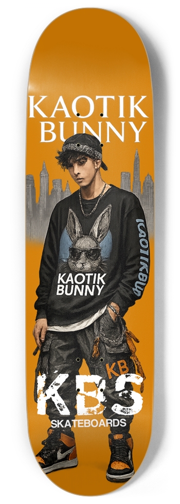 Kaotik Bunny 2 Deck 9 Inch Skateboard