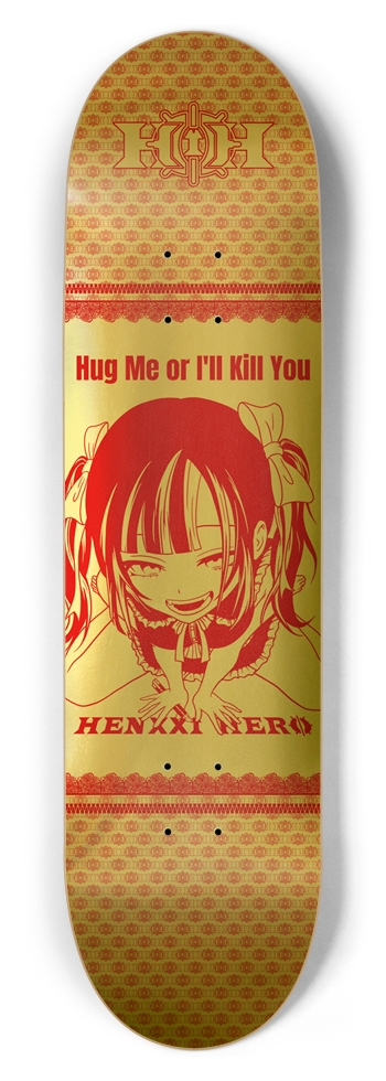 Menhera Gold Red 8.5 8-1/2 Skateboard Deck