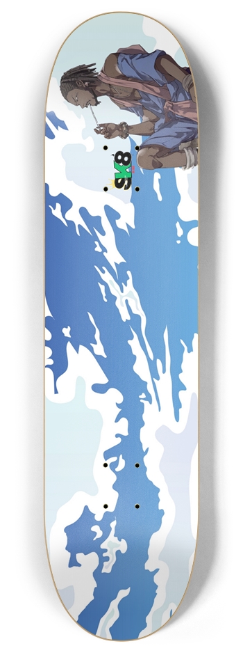 Yasuké in the sky 8 Inch Skateboard Deck