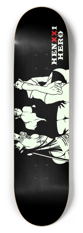 Butt3 Glow in the Dark 8.5 8-1/2 Skateboard Deck