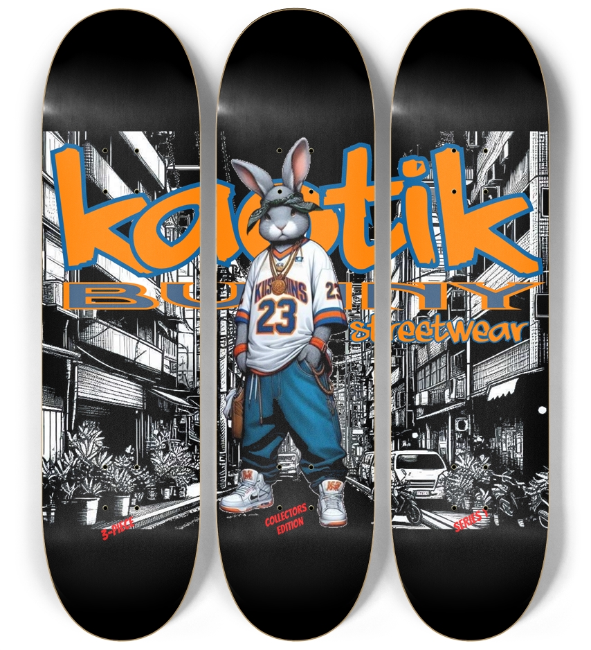 KBS - 3-Piece Skateboards, Series 1 3 Deck Wall Series
