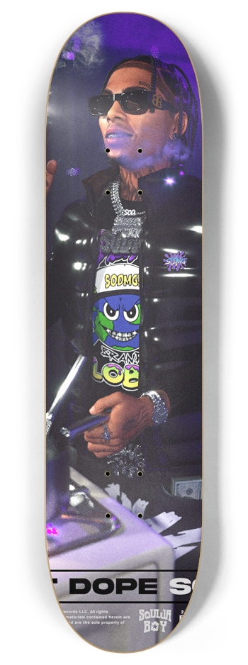 Soulja Boy SODMG 8 Inch Skateboard Deck