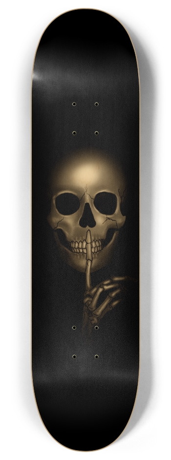 Hush Skull 8 Inch Skateboard Deck