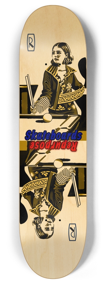 Queen 8.0 8 Inch Skateboard Deck