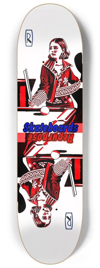 Queen 8.25 8-1/4 Skateboard Deck