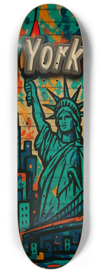 New York City #2 8-1/4 Skateboard Deck