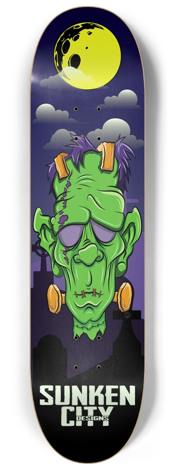 Frankenstein's Monster (Glow) 8-1/4 Skateboard Deck