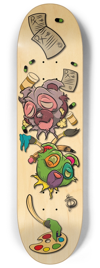 Toms Mental Health 8-1/4 Skateboard Deck