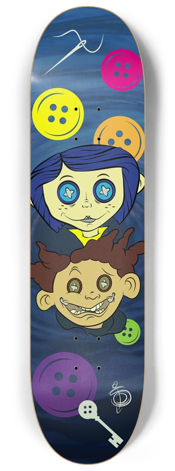 RagDoll Board (Glow) 8-1/4 Skateboard Deck