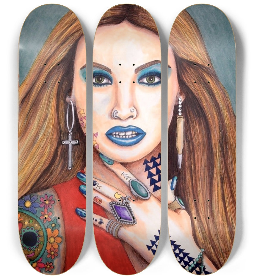 Barbara 3 Deck Wall Series