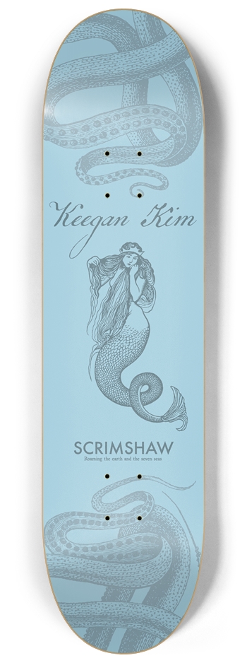 8.25 Keegan Kim Seven Seas 8-1/4 Skateboard Deck