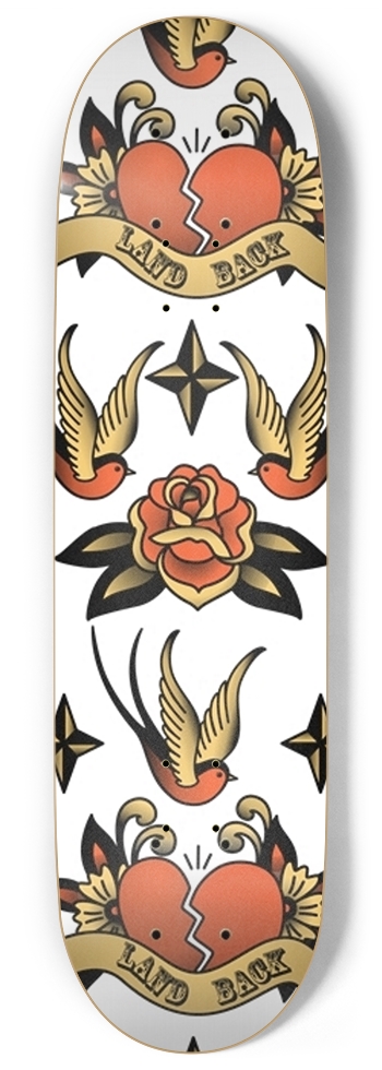 Series VI ☆ Big 9" FAT TAT 9 Inch Skateboard
