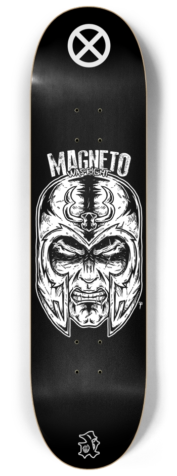 Magneto 8-1/4 Skateboard Deck