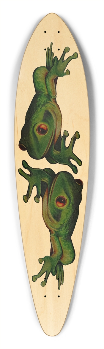 Daniel's Tree Frog Pintail Longboard