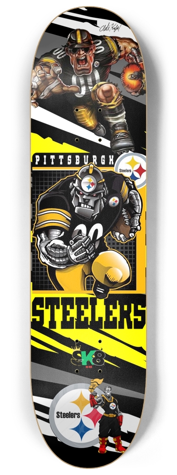 steelers Custom Skateboard