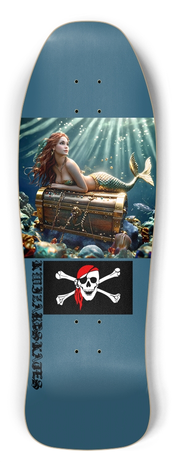 OLD SCHOOL MERMAID Shredder Shape