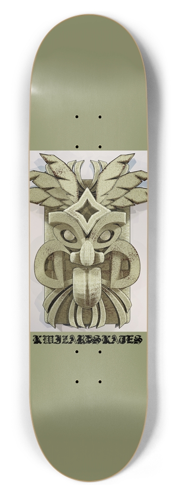 NEW SCHOOL TIKI MASK 8-1/2 Skateboard Deck