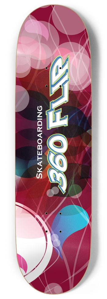 360 Flip Geometric 9"X34" Popsicle Skateboard 9 Inch Skateboard