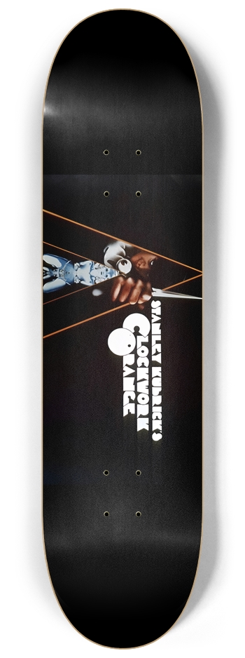 Clockwork Orange Skateboard Movie Poster Skateboard 8-1/4 Skateboard Deck