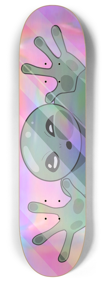 Alien Board (Holographic) 8 Inch Skateboard Deck