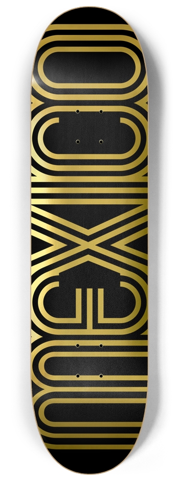 MEXICO (GOLD) 8-1/4 Skateboard Deck