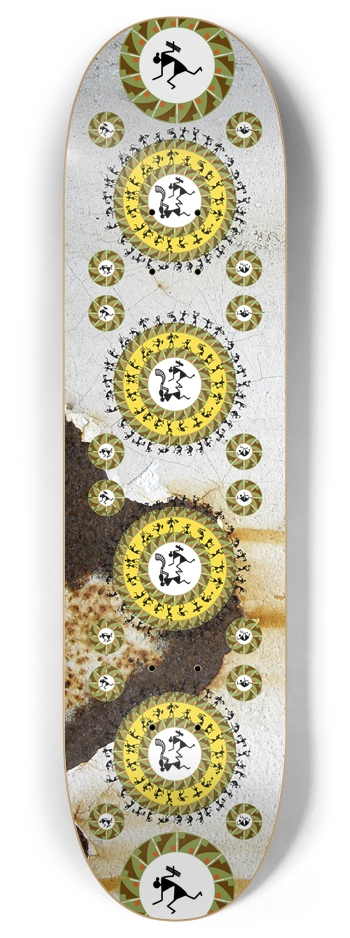 8 Inch tribal warrior Skateboard Deck 8 Inch Skateboard Deck
