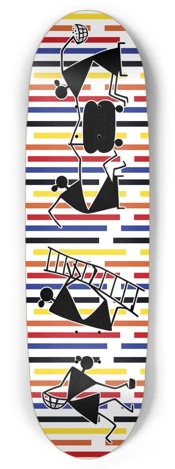 Tribal celebration football shape Retro Deck Football Shape