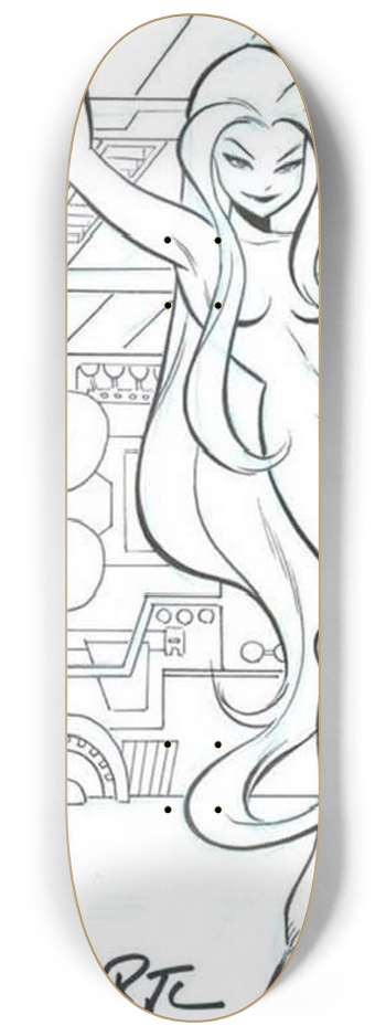 SERIES VI ☆ Bruce Timm 3 Piece #1 8-1/4 Skateboard Deck