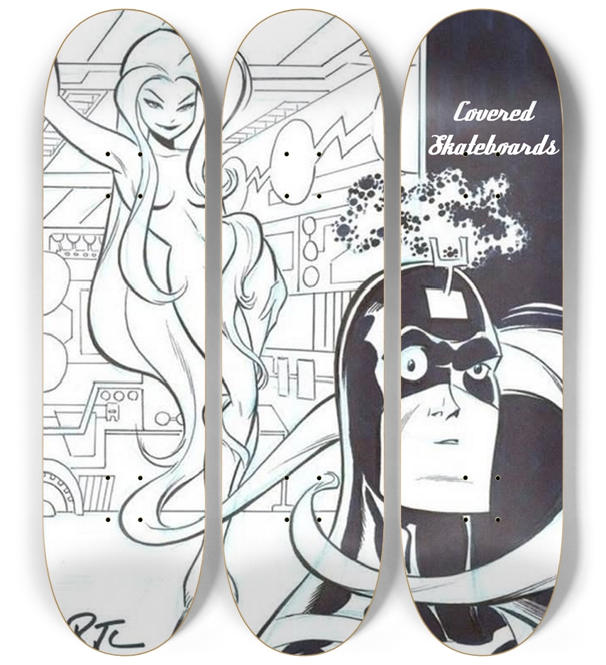 SERIES VI ☆ Bruce Timm 3 Piece 3 Deck Wall Series
