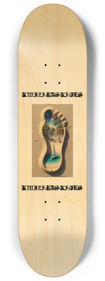 PRO SAND FOOTPRINT 8-1/4 Skateboard Deck