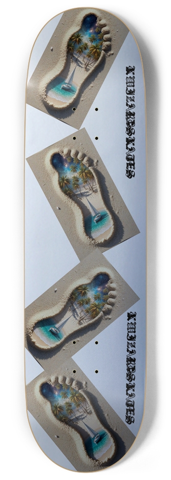 NEW SCHOOL FOOTPRINTS 9 Inch Skateboard