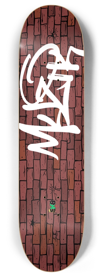 Muzik Tagged 8 Inch Skateboard Deck
