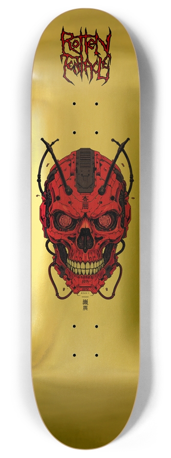 Rotten CyberSkull 8 Inch Skateboard Deck