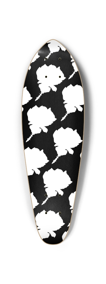 Mini White Rose Mini Cruiser