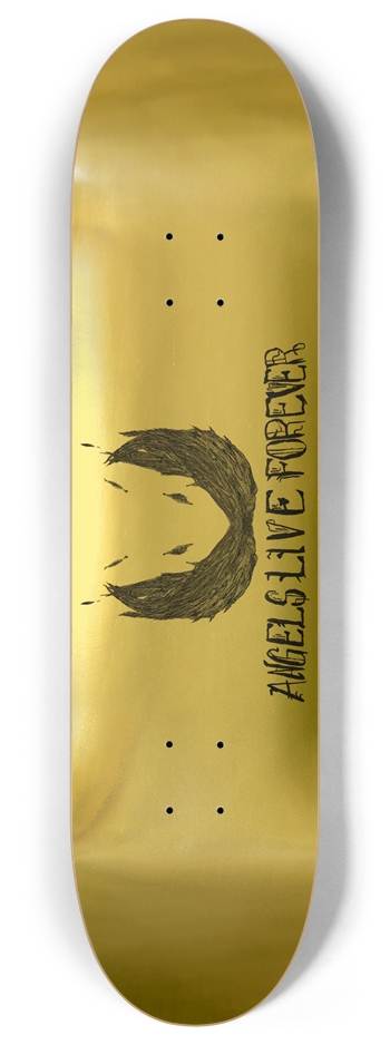 Angel Wings 8 Inch Skateboard Deck