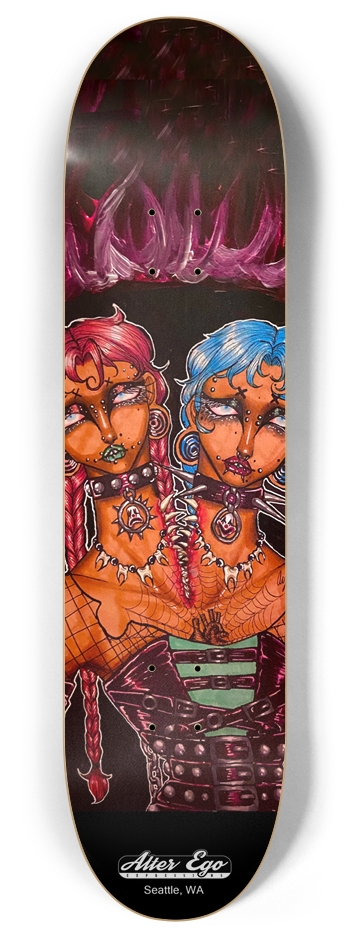 Conjoined Nemesis Skateboard 8 Inch Skateboard Deck