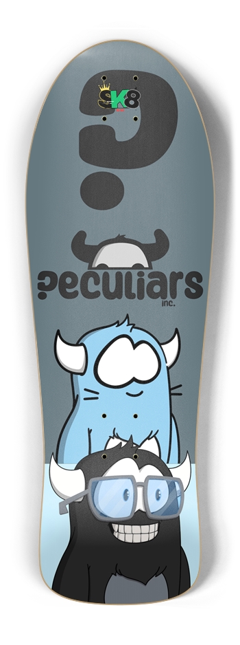 Peculiars NFT Custom Skateboard Old School Shape