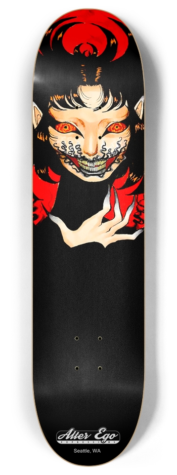 Eyes of Hell Skateboard 8 Inch Skateboard Deck